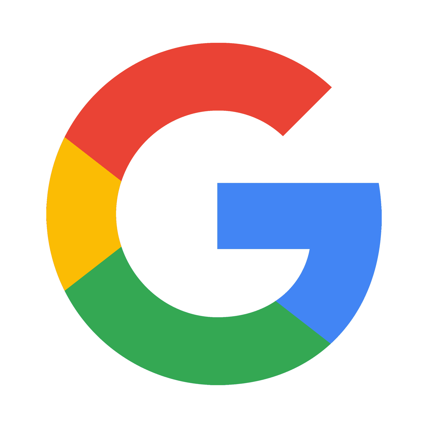 Google logo, a colorful