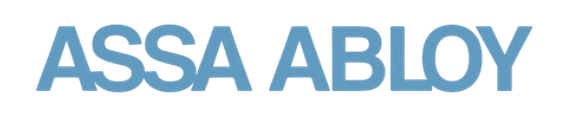 ASSA ABLOY logo in blue text on a white background