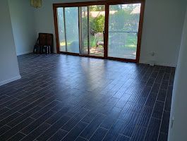 Tile flooring instillation