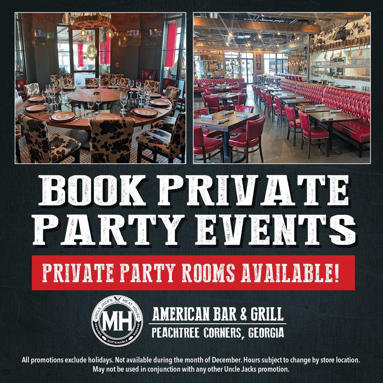 Private Events at Uncle Jacks Meathouse