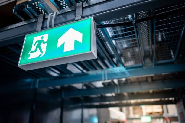 Emergency Exit Sign — Fire Protection Services in Goonellabah, NSW