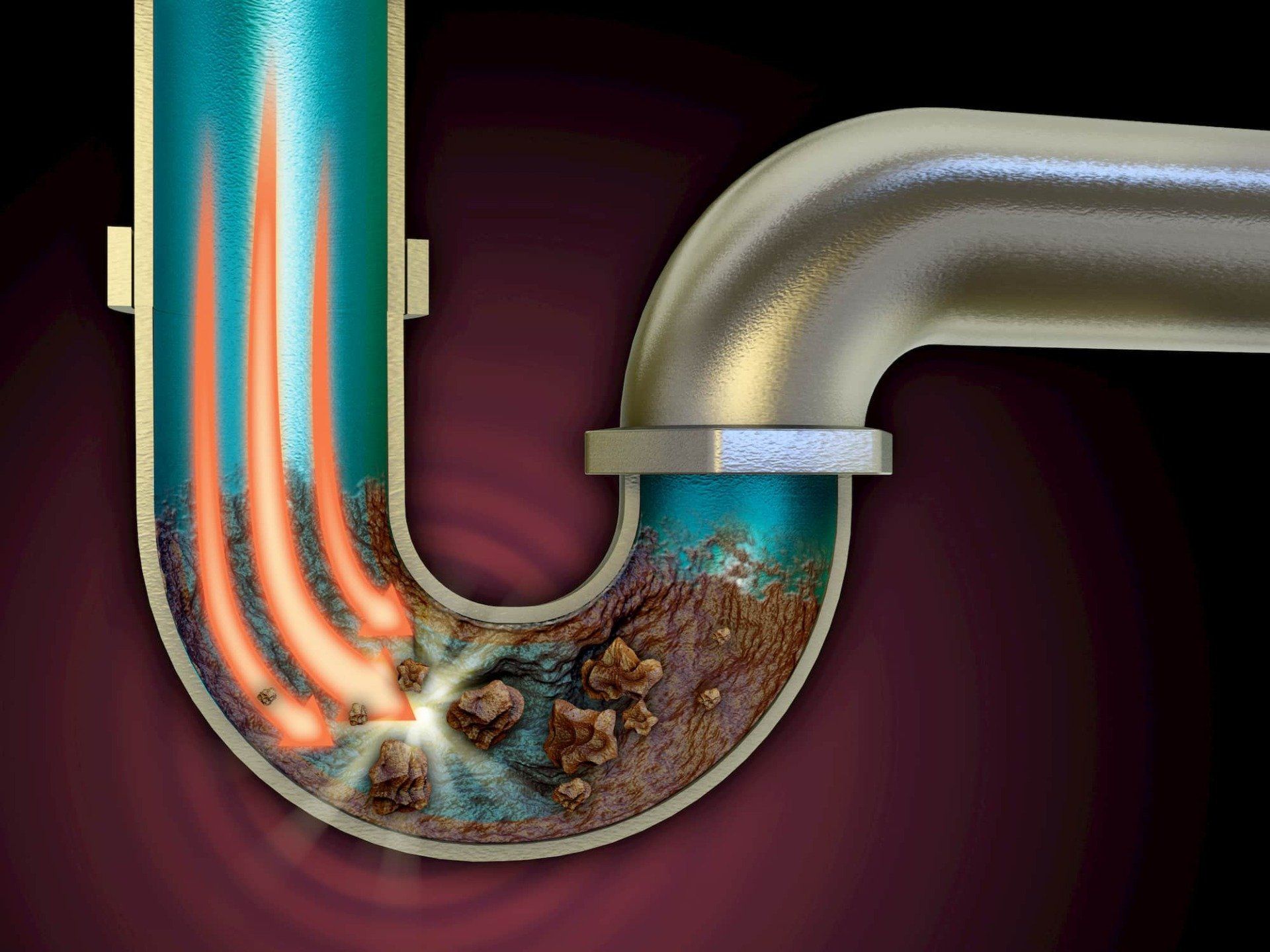 Blocked Drain Illustration — Plumbing Solution in Orange, NSW