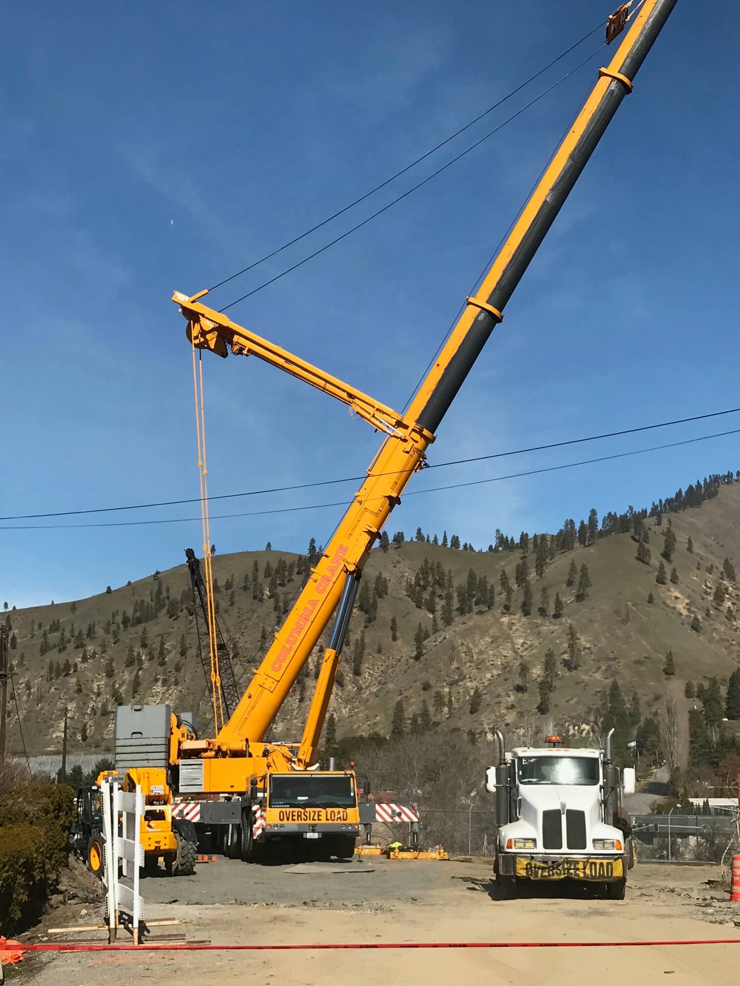 Crane Services and Crane Rentals Wenatchee, Washington Columbia Crane