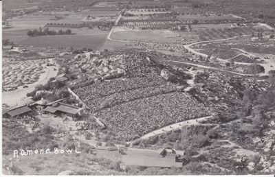 USA 1922 California photo postcard Hemet 'Original Ramona'