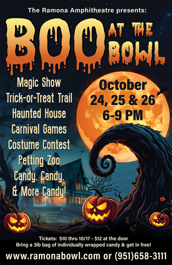 Boo at the Bowl Poster