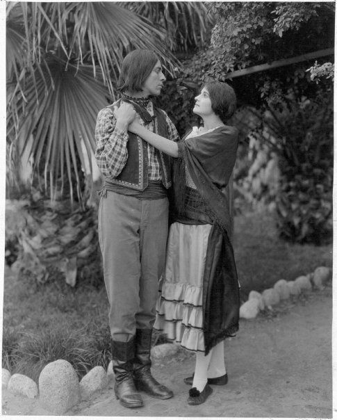 Historical photo of the first Ramona and Alessandro from the play 