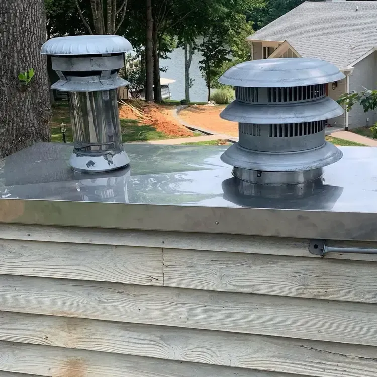 Chimney Chase Cover Replacement Charlottesville VA