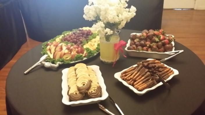 sweets and finger food catering