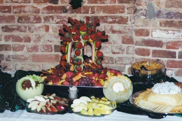elaborate fruit trays for event
