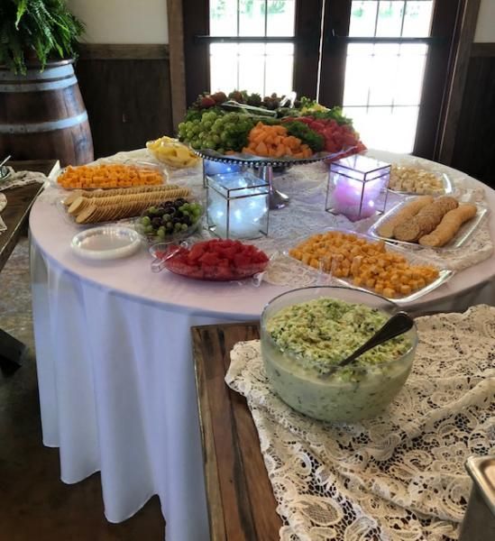 fruit and cheese trays