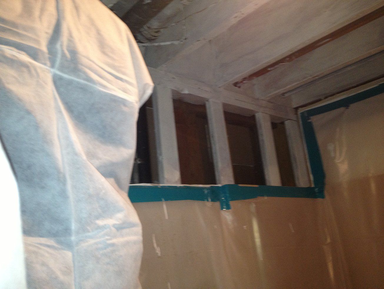 Ceiling On Basement — Campbell, CA — JWH Asbestos Removal Services