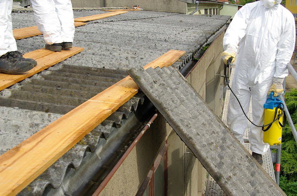 Dangerous Asbestos in Roof — Campbell, CA — JWH Asbestos Removal Services