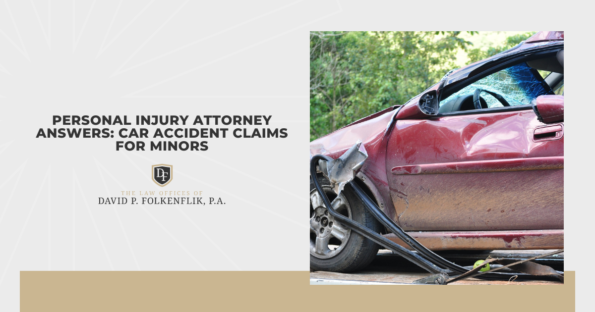Personal Injury Attorney Answers: Car Accident Claims for Minors