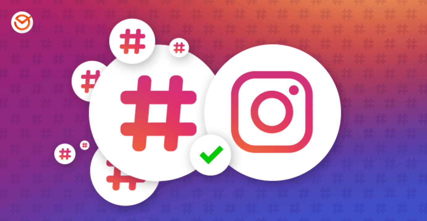 an image depicting instagram hashtags