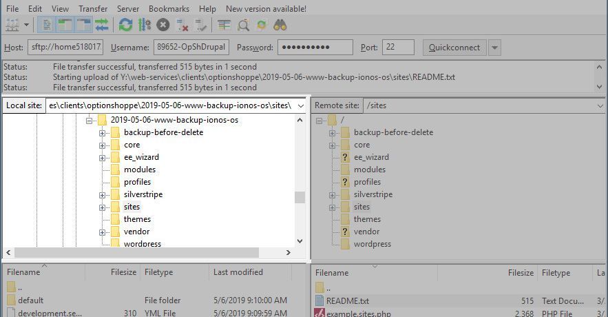 A screenshot of a file explorer window showing a few folders