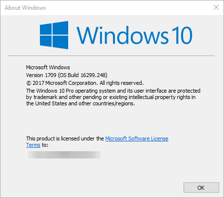 A window that says windows 10 on it