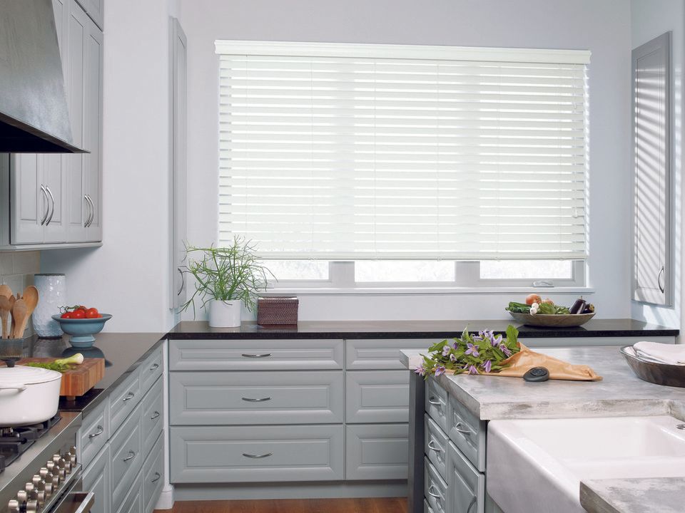 Custom Kitchen Window Treatments for Homes in Newton, Massachusetts (MA) like Everwood for Easy to Clean