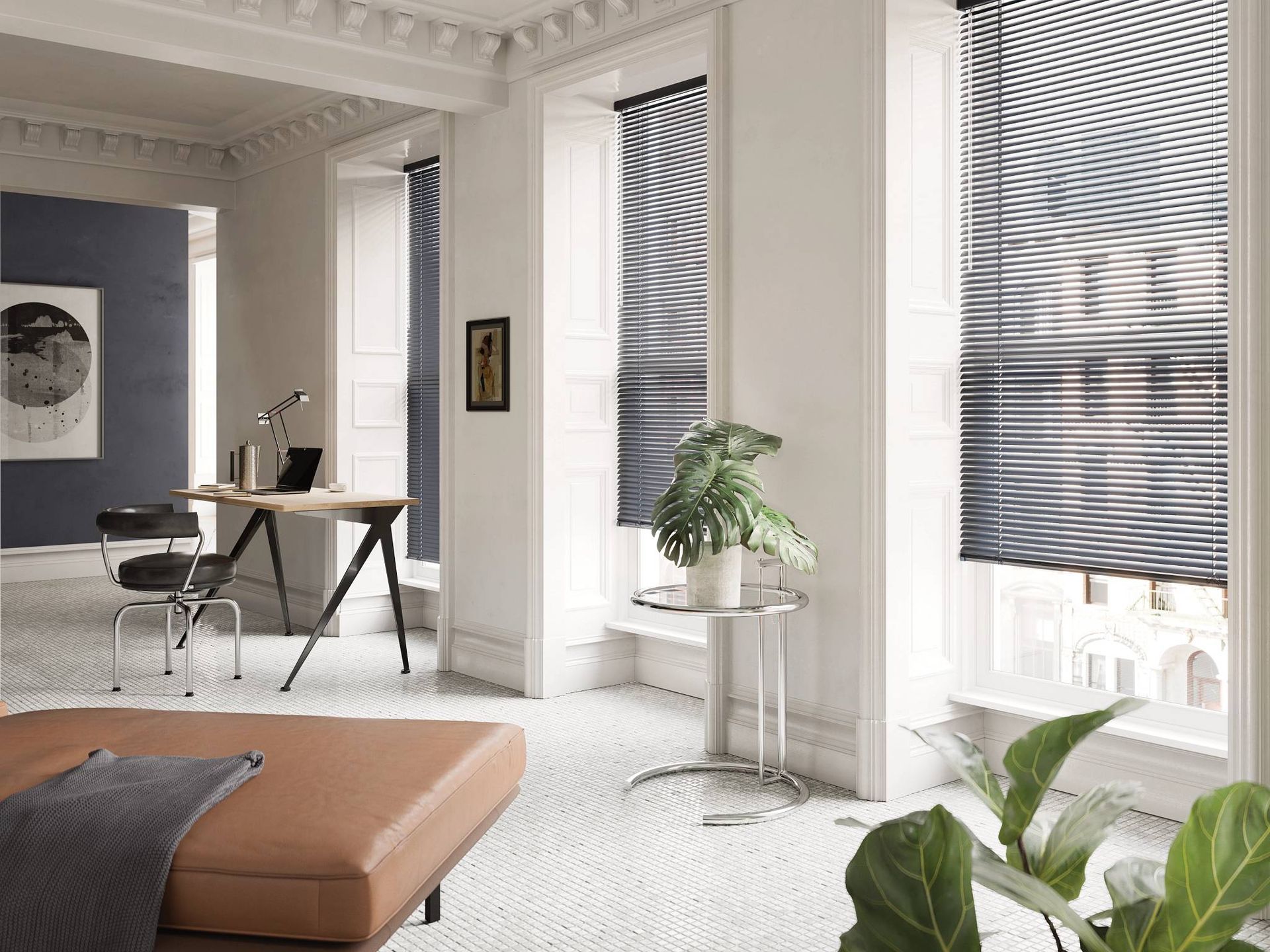 Hunter Douglas Modern Precious Metals™ Mini Blinds near Newton, Massachusetts (MA)