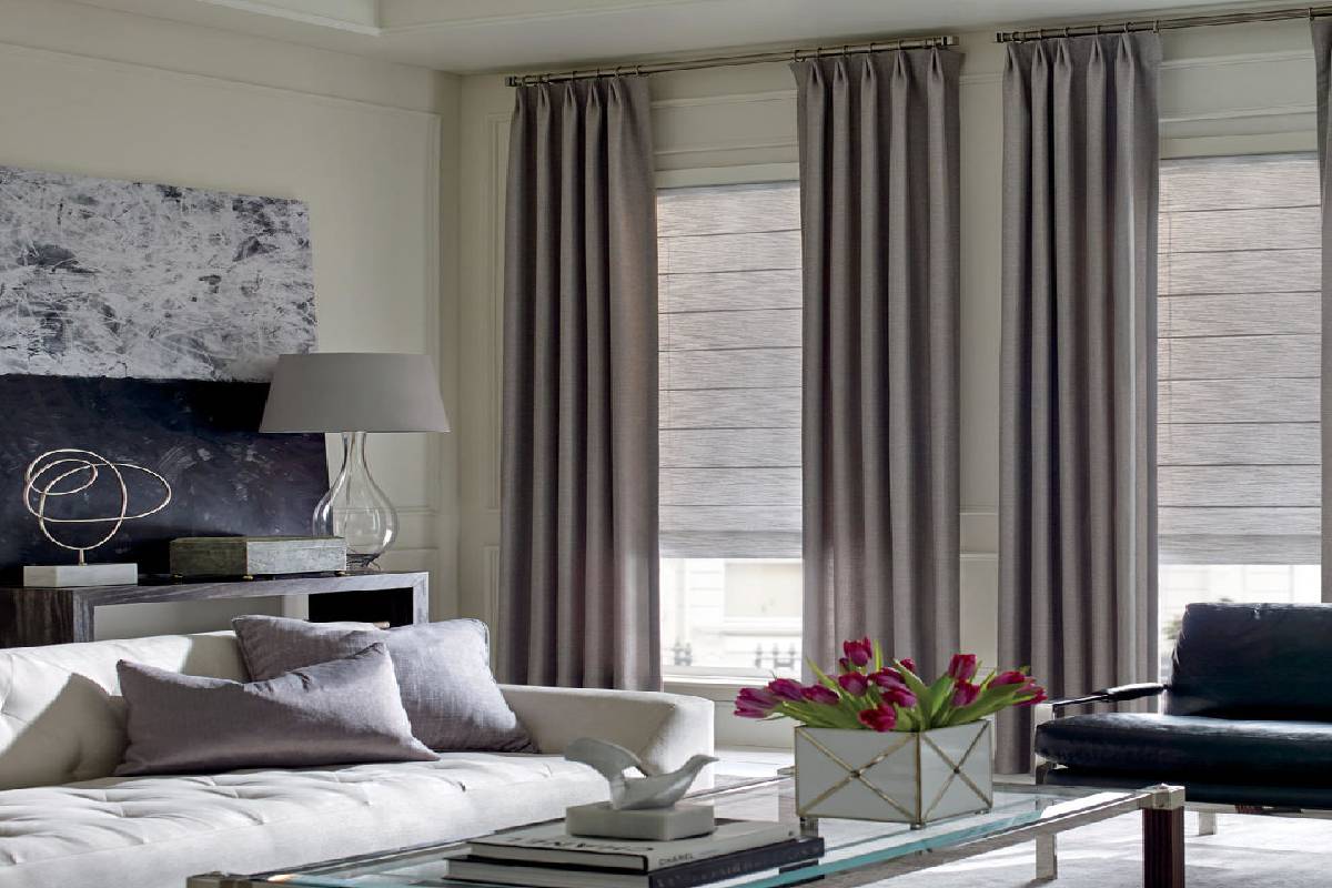 Hunter Douglas Design Studio™ Side Panels and Drapery, custom drapes, curtains near Newton, Massachusetts (MA)