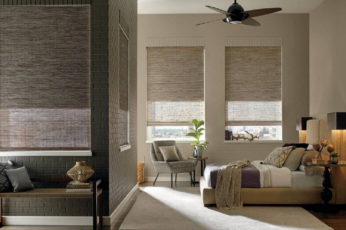 Hunter Douglas Provenance® Woven Wood Shades, window shades, bamboo blinds near Newton, Massachusetts (MA)