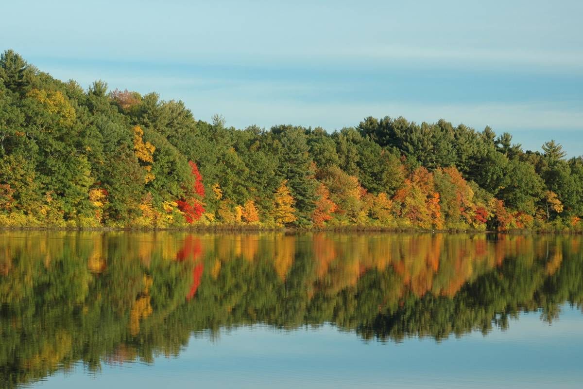 Johnson’s Pond in Boxford, Massachusetts (MA)