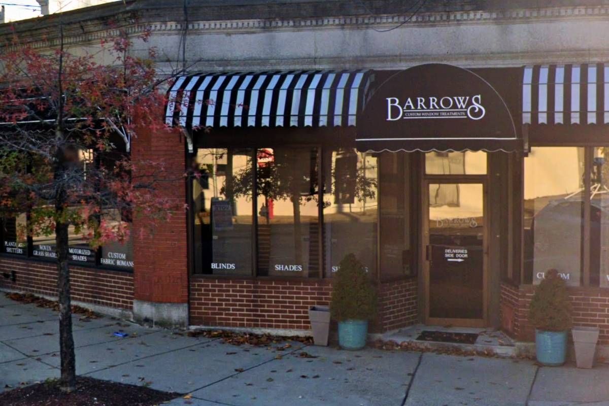 An exterior shot of the Barrows showroom near Newton, Massachusetts (MA)