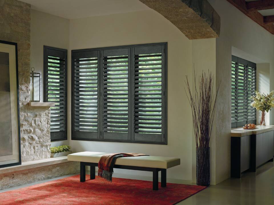 Heritance® Hardwood Shutters Newton, Massachusetts (MA) the best kitchen window coverings, including shutters and custom curtains