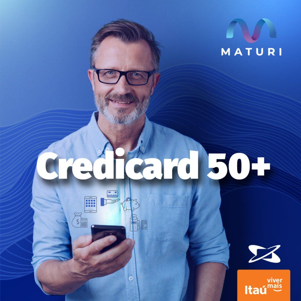 banner do programa credicard cinquenta mais em parceria com a maturi