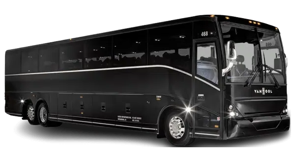 Black Mercedes-Benz Sprinter van with open door, revealing a luxury interior.