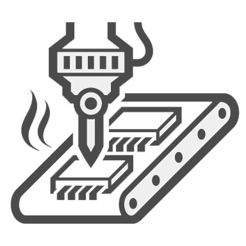 icona macchina per taglio alluminio
