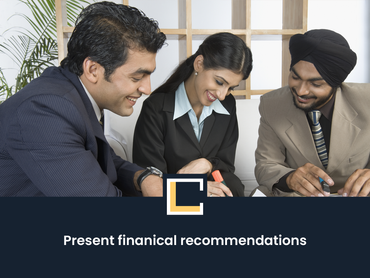 Present financial recommendations