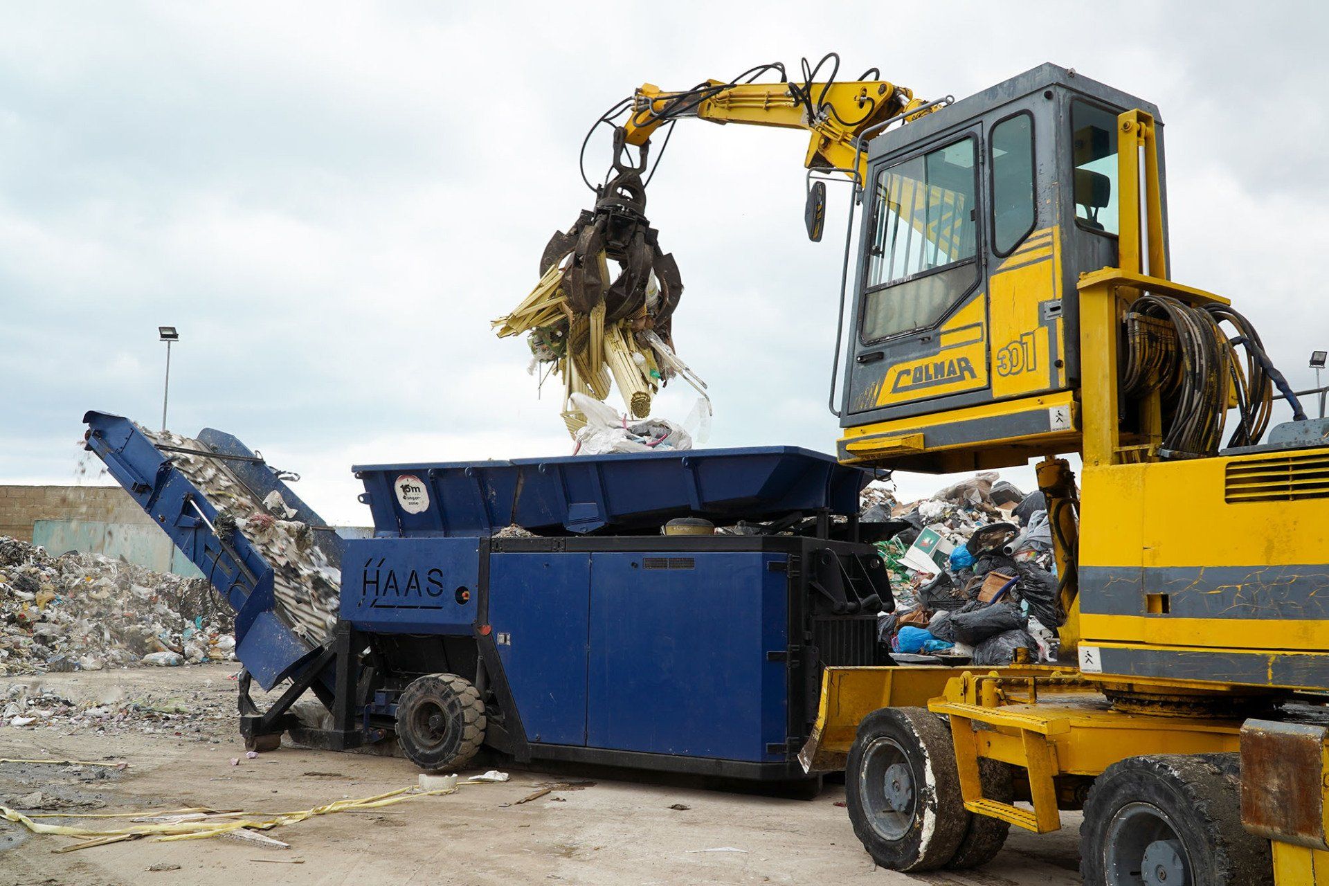 Impianto smaltimento rifiuti