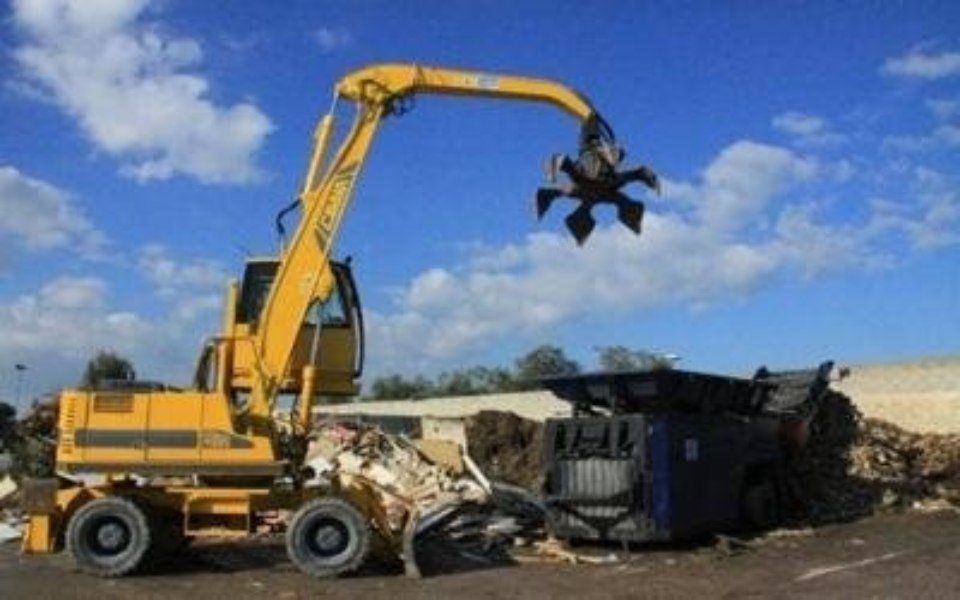 Gru per raccolta rifiuti