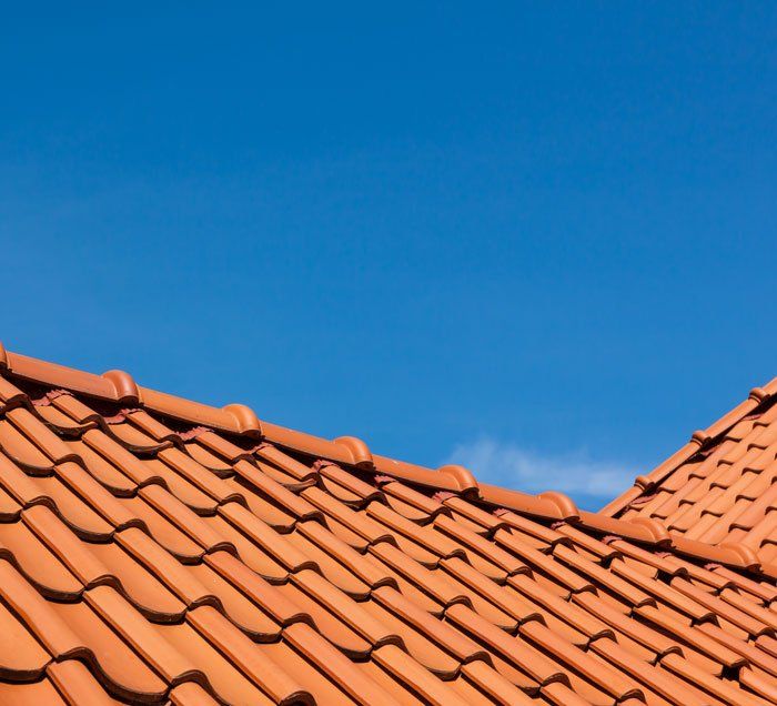 orange roof tiles