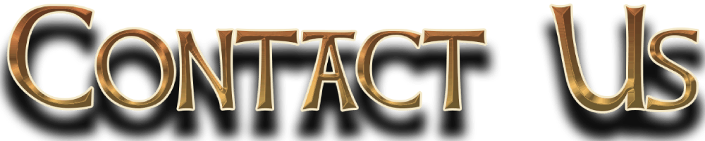 Contact Us text in gold.