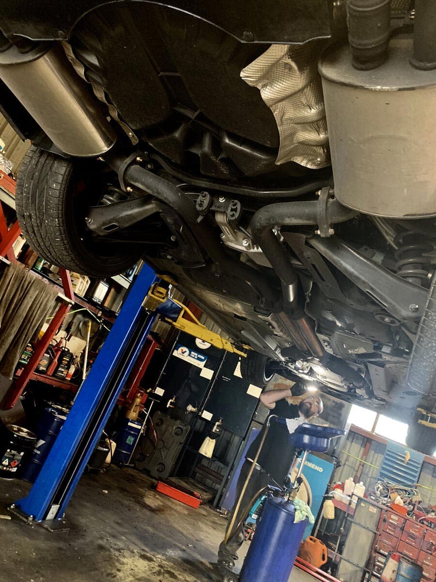 Close up View of Car Underside — Joe’s Auto Service Centre in Forster, NSW