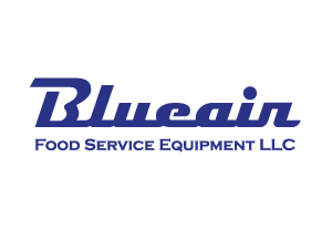 Blueair Food Service Equipment LLC logo in dark blue text.