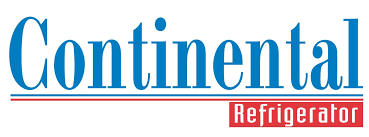 Continental Refrigerator logo with blue text and red accents.