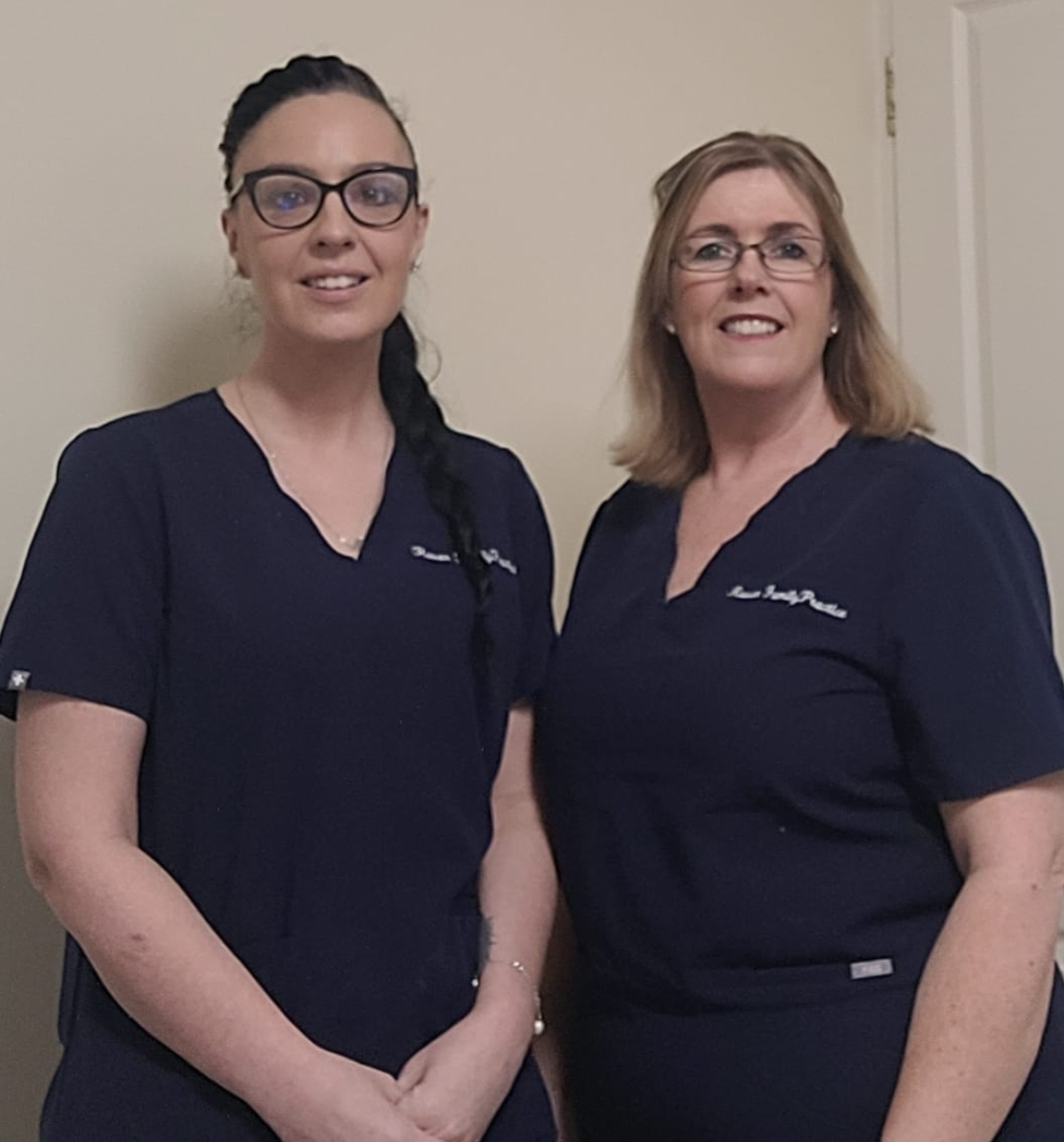 Andrea Jameson and Ciara Woods | Phlebotomists at Rowan Family Practice GP Surgery Churchtown, Milltown, Dublin 14