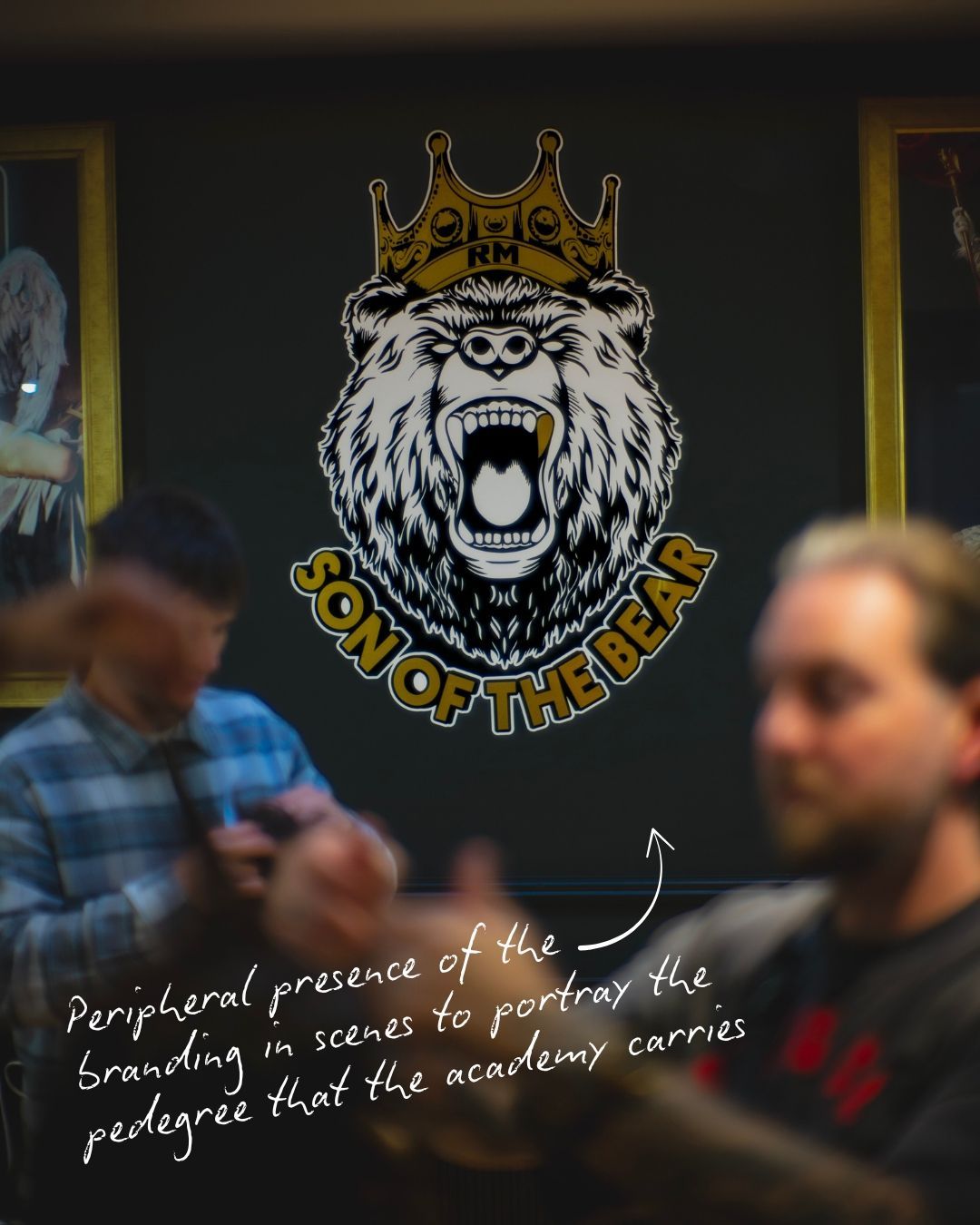 Un-staged scenes of Son Of The Bear Academy's students in tuition, showcasing the raw and real 'working shop' learning environment