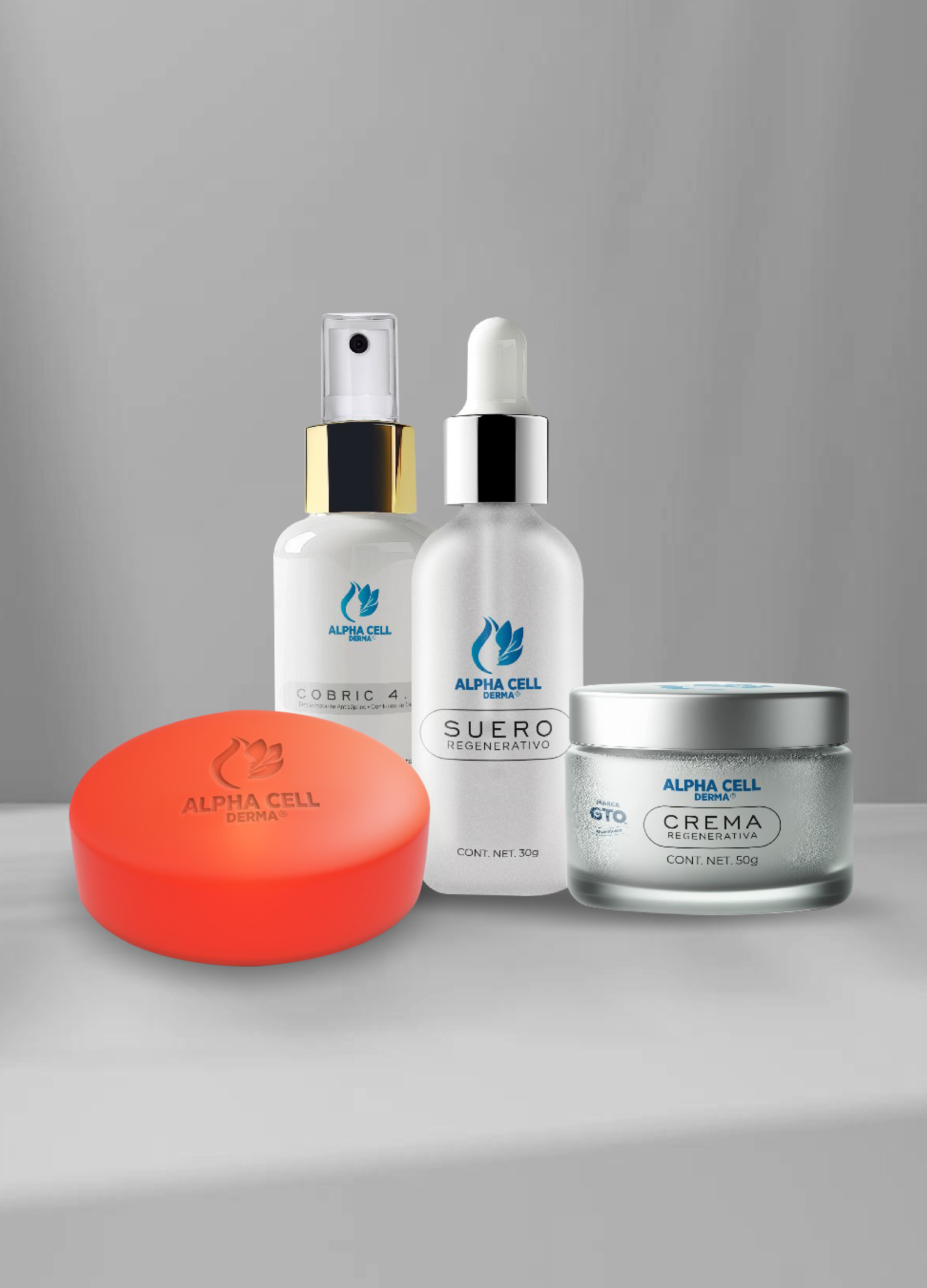 Sistema Antiedad con Factores de Crecimiento Alpha Cell Derma