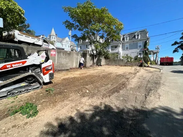 Bobcat Truck Is Parked On The Side - Worcester, MA - Patriot Seal Coating & Paving