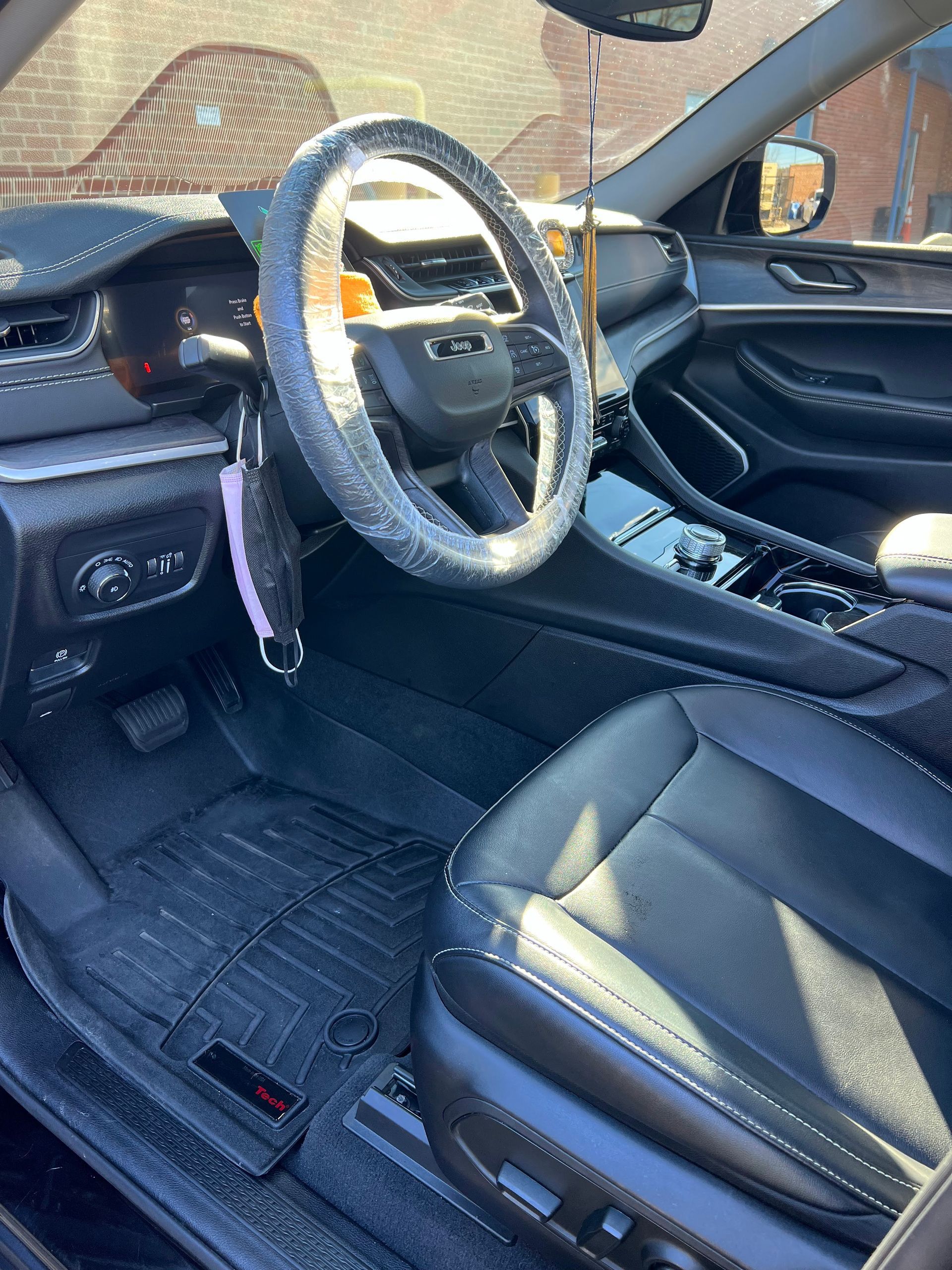 After Jeep Front Seat Interior Detailing