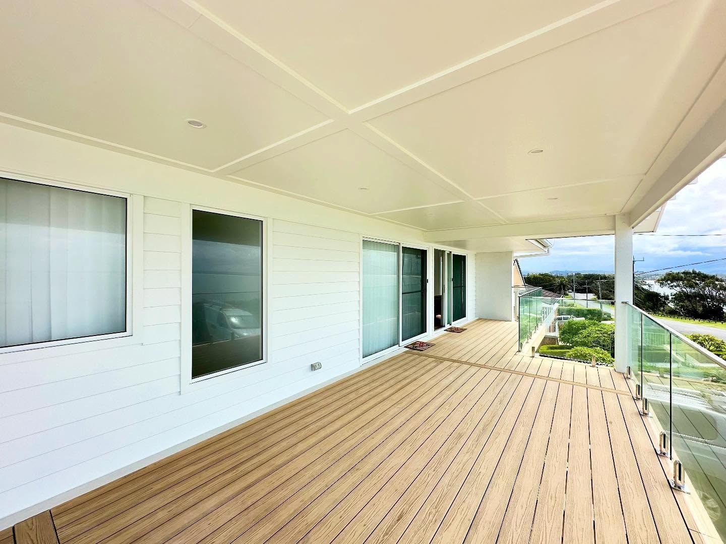 Light Grey House With Two Windows — CPAINT In Port Macquarie, NSW