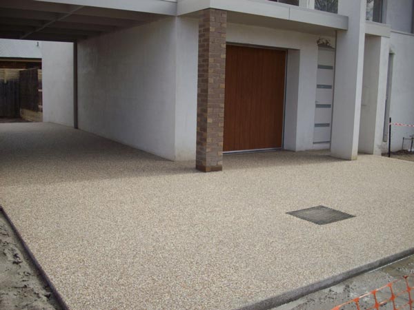 concrete driveway