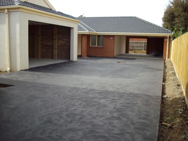 concrete driveway