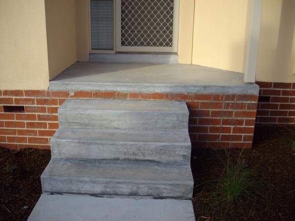 concrete steps