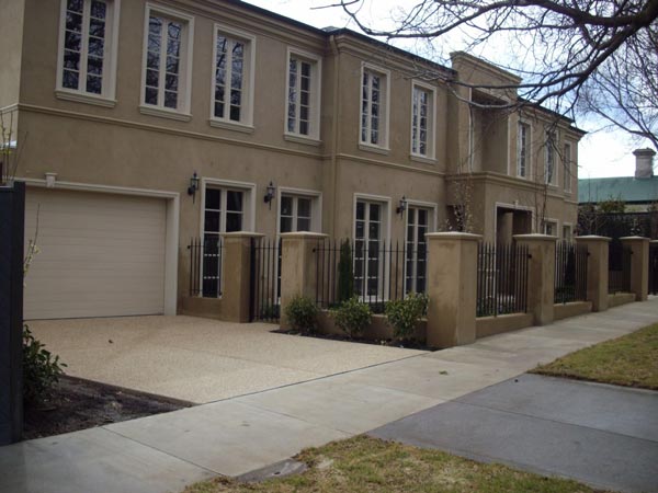 condos with new driveways