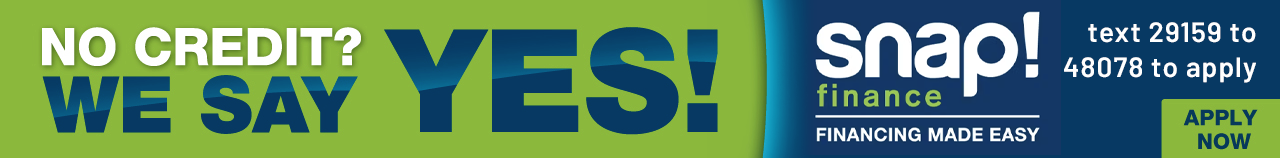 A sign that says no credit we say yes