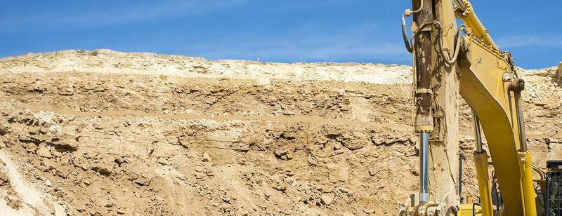 Earthmoving Equipment On Site